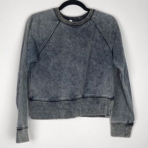 GAP Acid Wash Cropped Sweatshirt